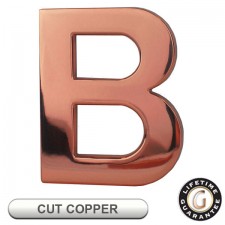 Gemini Flat CUT COPPER Sign Letters 