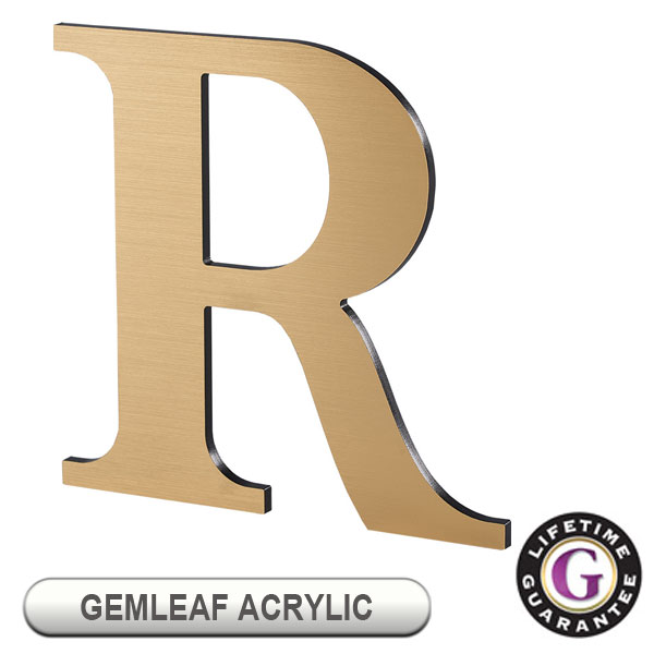 Gemini GemLeaf on Acrylic Display Sign Letters by Gemini Letters