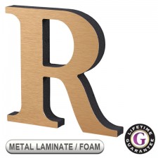 Gemini METAL LAMINATE on FOAM Display Sign Letters 