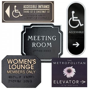 ADA - WAYFINDING PLAQUES