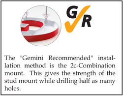 Gemini Recommends Combination Mount