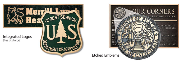 Integrated Logos and Emblems